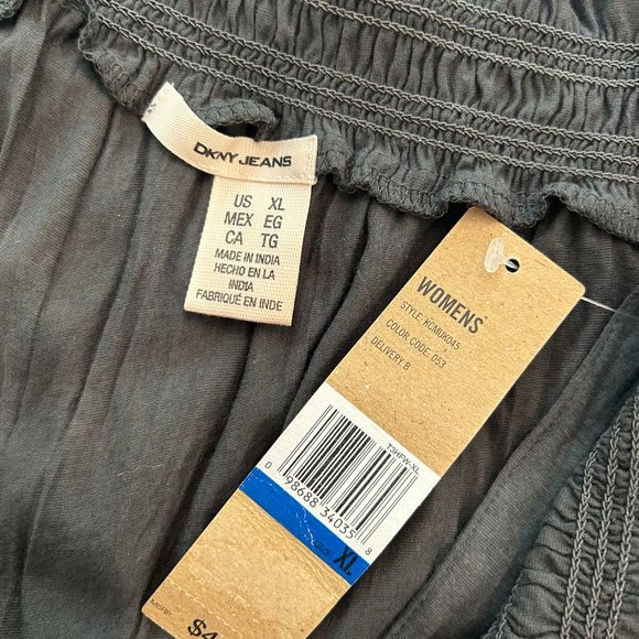 DKNY NWT Grey BohoTank - Picture 3 of 4